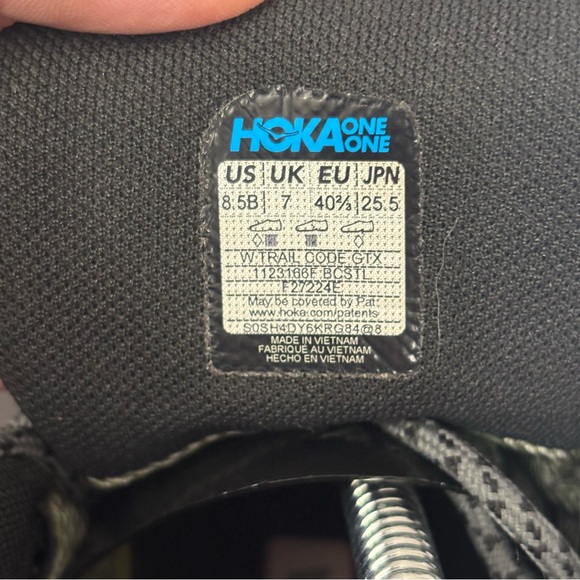 Hoka One W Trail Code GTX Size 8.5 BCSTL 1123166 Trail Comfort Hiking Sneakers - Picture 8 of 12